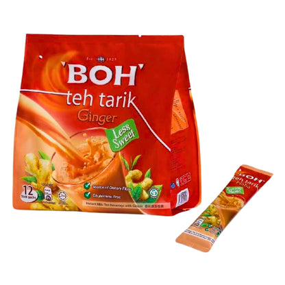 BOH Teh Tarik with Ginger and Less Sugar – Spiced Malaysian Pulled Tea